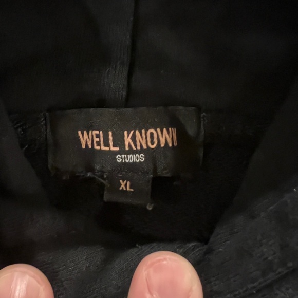 WELL KNOWN Studios Swan Hoodie Sweatshirt - Size XL (Fit M/L) - Picture 11 of 12